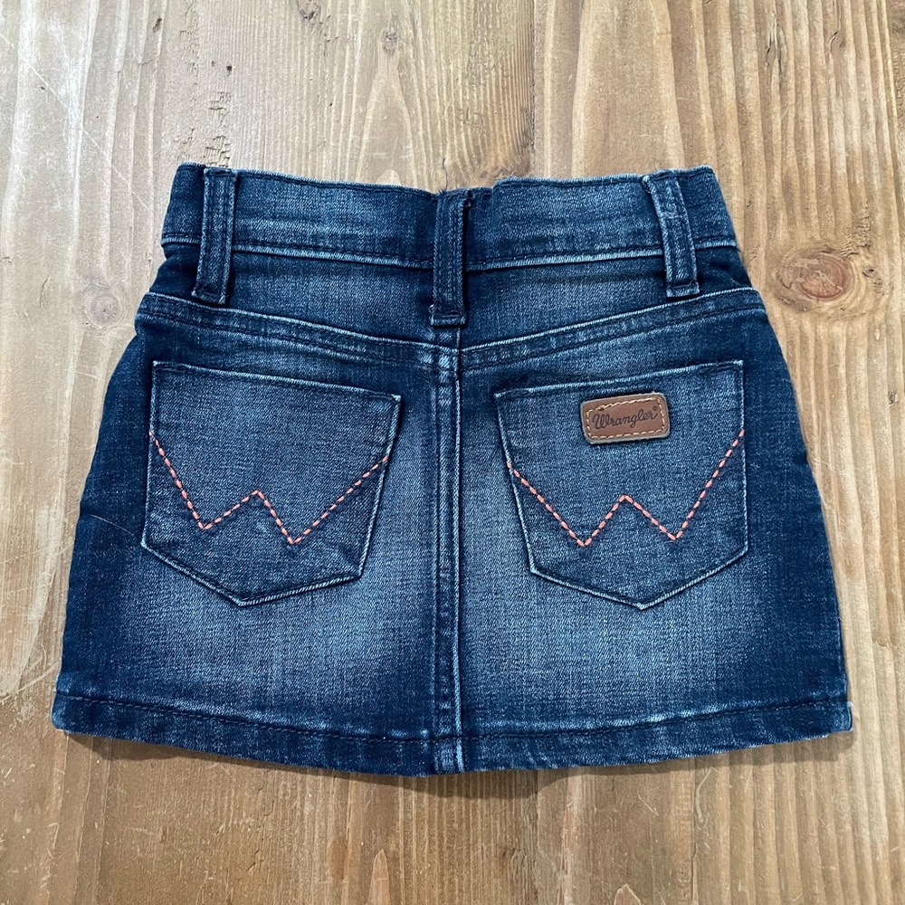 Wrangler jean skirt. 18 months